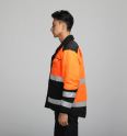 reflective coal mine workwear winter jacket