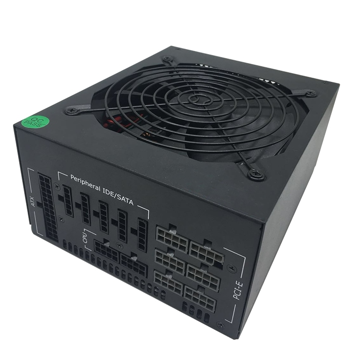 Portable Power Supply 1600w 1800w Fully modular GPU supports 6 GPU110v 90 Plus Gold Support
