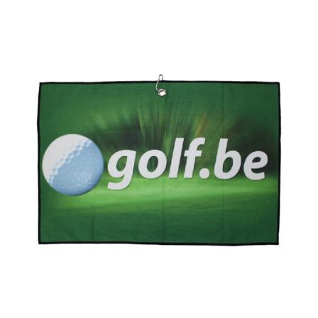 Custom Logo Microfiber Waffle Pattern Golf Towel with Clip
