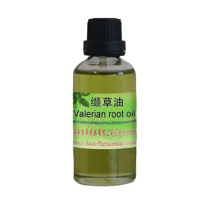 steam distillation extract Pure Valerian Oil bulk from Valeriana officinalis