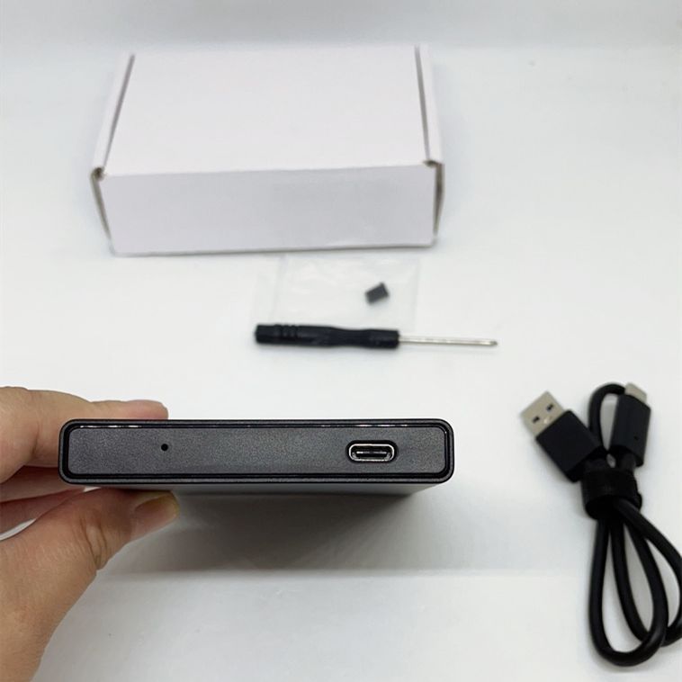 External 2.5 inch SATA USB 3.1Type C Stock Hard Drive Case Aluminum Alloy hard disk case