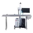 Low cost 2021fly laser marking machine laser marking machine 50w 100W fiber laser marking machine conveyor