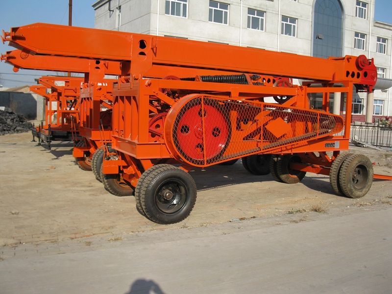 water well deep rock large hole diameter cable percussion drilling rig