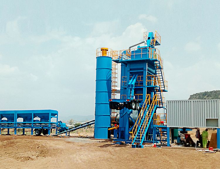 China supplier 80 ton asphalt premix mixer hot asphalt mixing station