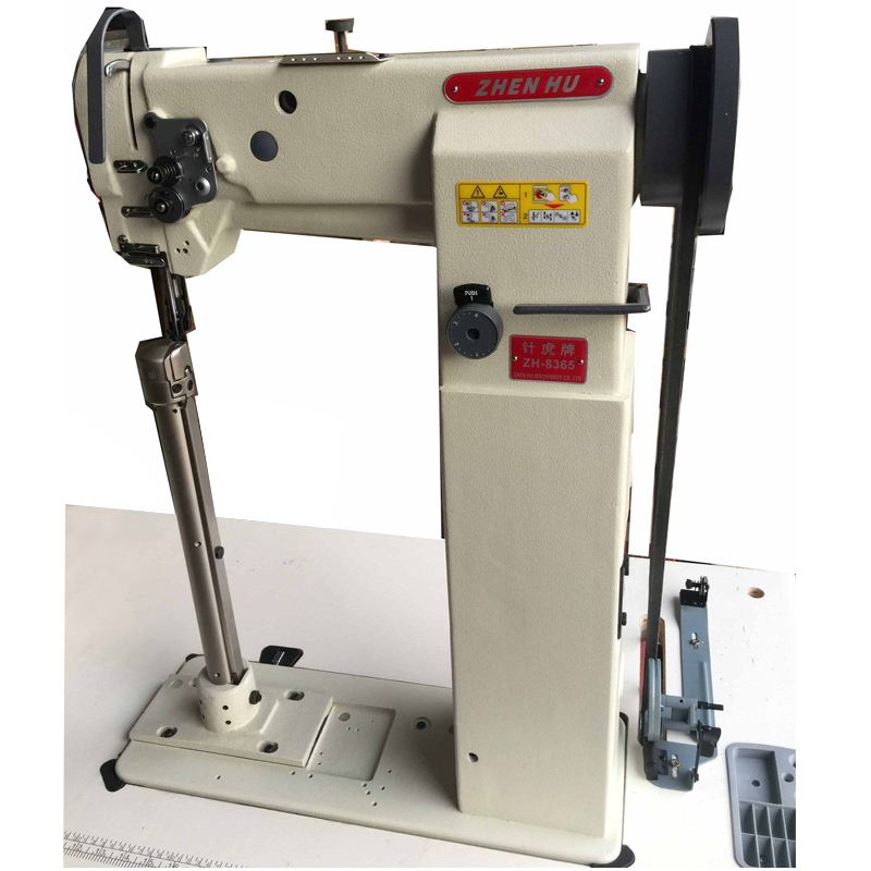 Industrial single needle 8365 high postbed 45CM compound feed small cylinder bed Sport leather garments suitcase sewing machine