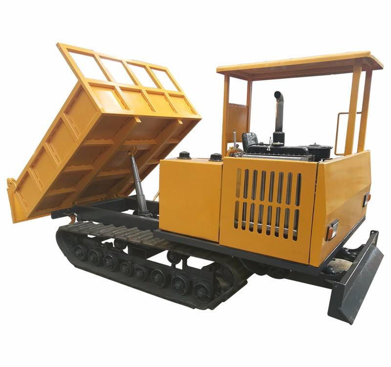 Rubber and steel track transport dump truck model: QY-30Q