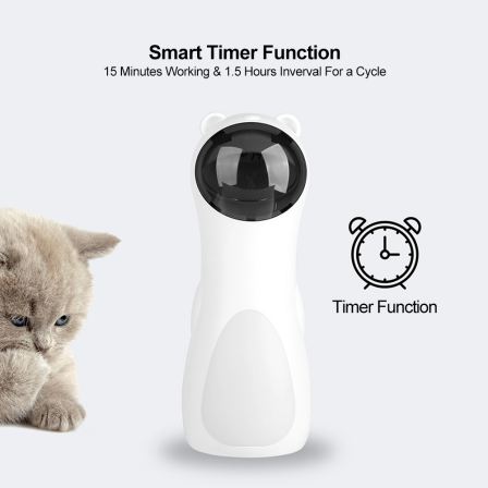 Cat Toys Interactive LED Laser Toy Auto Rotating Multi-Angle Adjusted Cat Teasing Device Cat Toy