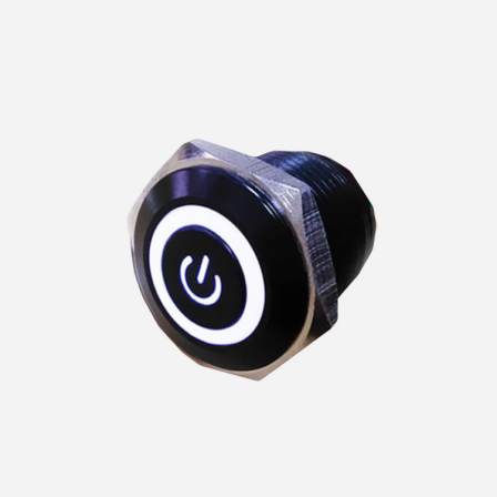 16mm momentary push button switch with RED GREEN BLUE COLOR LED metal button switch