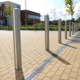 Traffic Roadway Post Bollards Safety Stainless Steel hvm Fixed Street 168 Fix Bollard  Flatraks