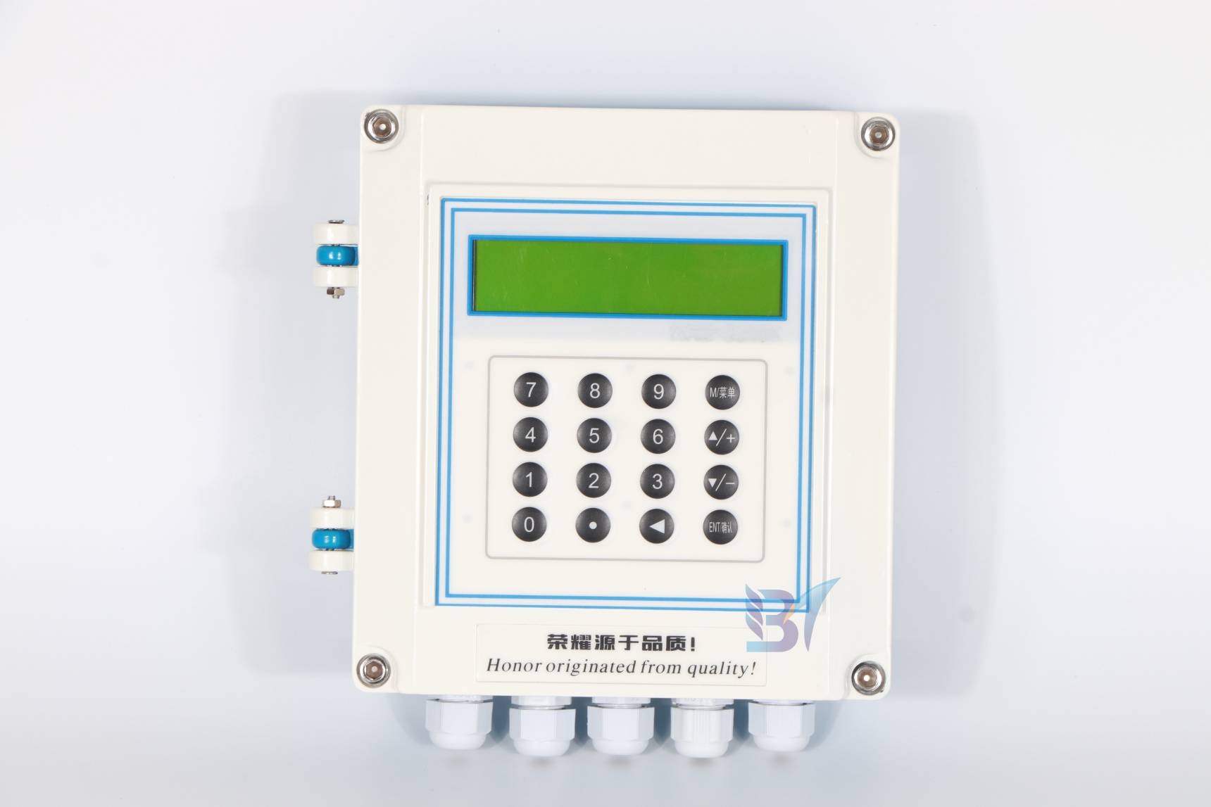 Digital Liquid Flowmeter RS485 DN300 Large Diameter Clamp on Wall Mounted Flanged Inline Heat Water Ultrasonic Flow Meter Sensor
