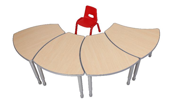 Height adjustable transformative kindergarten furniture kids table and chair
