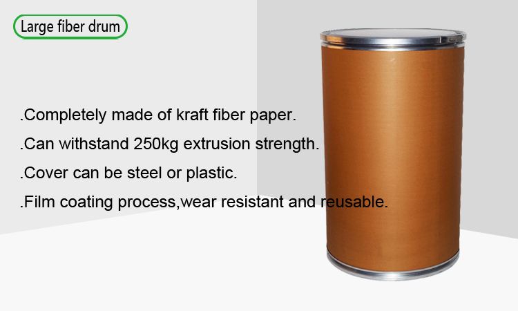 Custom 77 gallans round kraft paper card board fiber barrels drums