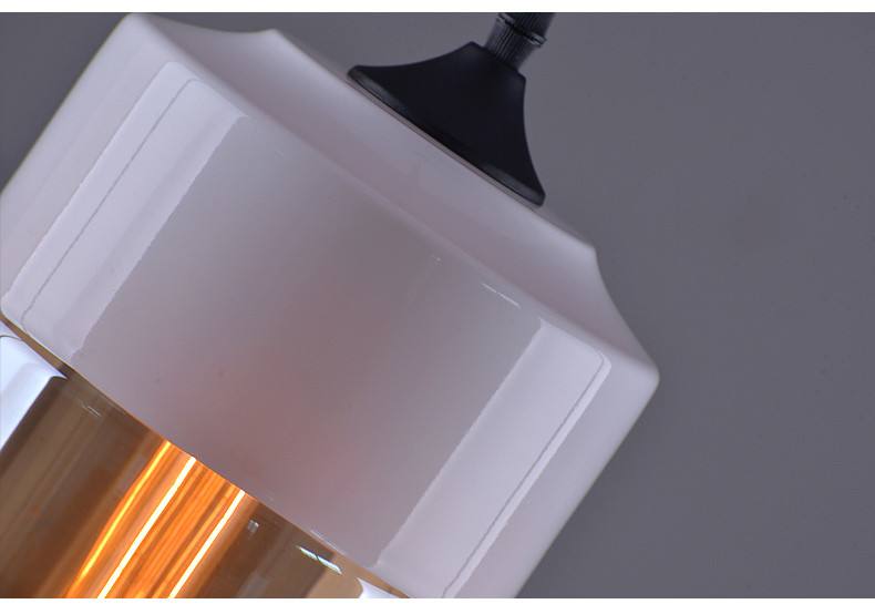 Modern design decorative Nordic E27 glass pendant light