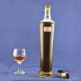 Custom fancy design Empty olive oil brandy glass bottles 500ml 700ml 750ml  liquor whisky vodka glass bottle wholesale