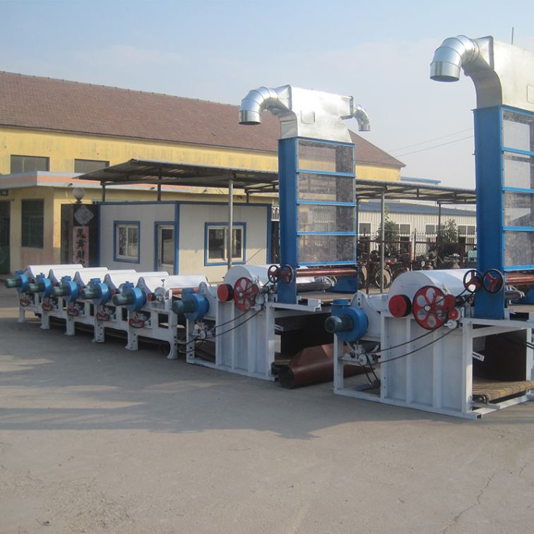 Textile waste / cotton fiber clothes yarn making / recycling machine