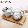 Teaware Glass Tea Kettle for Induction Cooker 1000W Dry Burning-resistant Protection