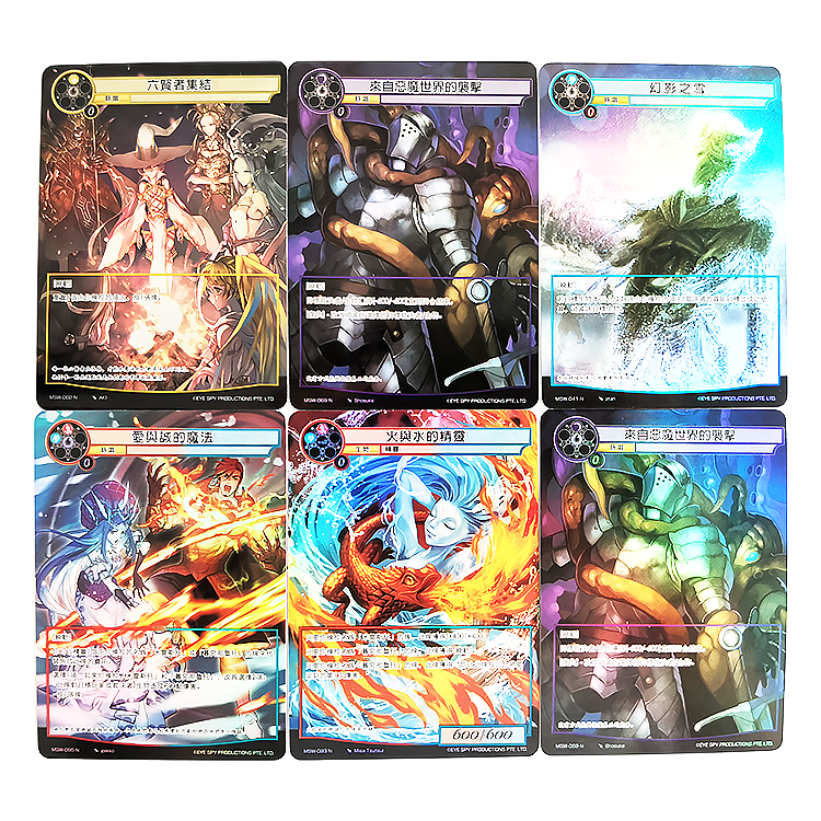 OEM printing cards booster box custom cards pack trading TCG games cards pack