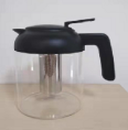New design Eco-friendly big capacity  pyrex glass tea pot coffee pot