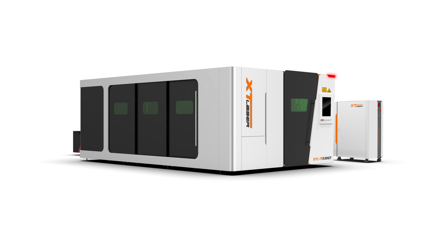 Fully Enclosed Plates And Pipes Fiber Laser Cutter  GT Series 3000w full enclosed fiber laser marking machine