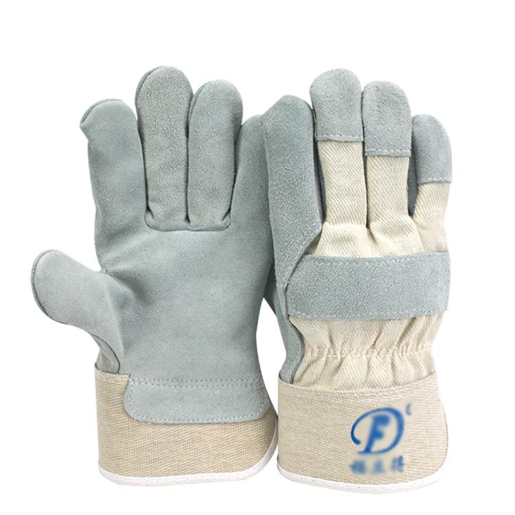 Anti Slip ten needle cotton yarn labor protection  PVC dot dispensing  safety working gloves