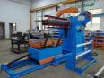 cut to length line roll forming machine slitting rewinder decoiler uncoiler machine steel coil loading