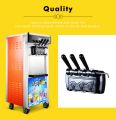Commercial Portable Ice Cream Machine With CE Approved Soft Ice Cream Machine 3 Flavour Ice Cream Making Machine