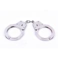high strength metal carbon steel handcuffs for police army