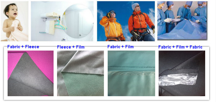 PUR Hot Melt glue Nonwoven/film laminating machine for Garments/Mattress