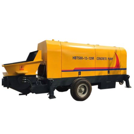 New trailer type concrete pump HBT60 HBT80 concrete pump machine for sale