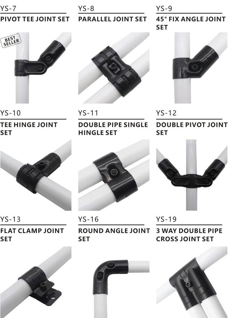 BK43 New Hot Top Quality Free Sample Lean Pipe Connector Pe Pipe Fitting Factory In China