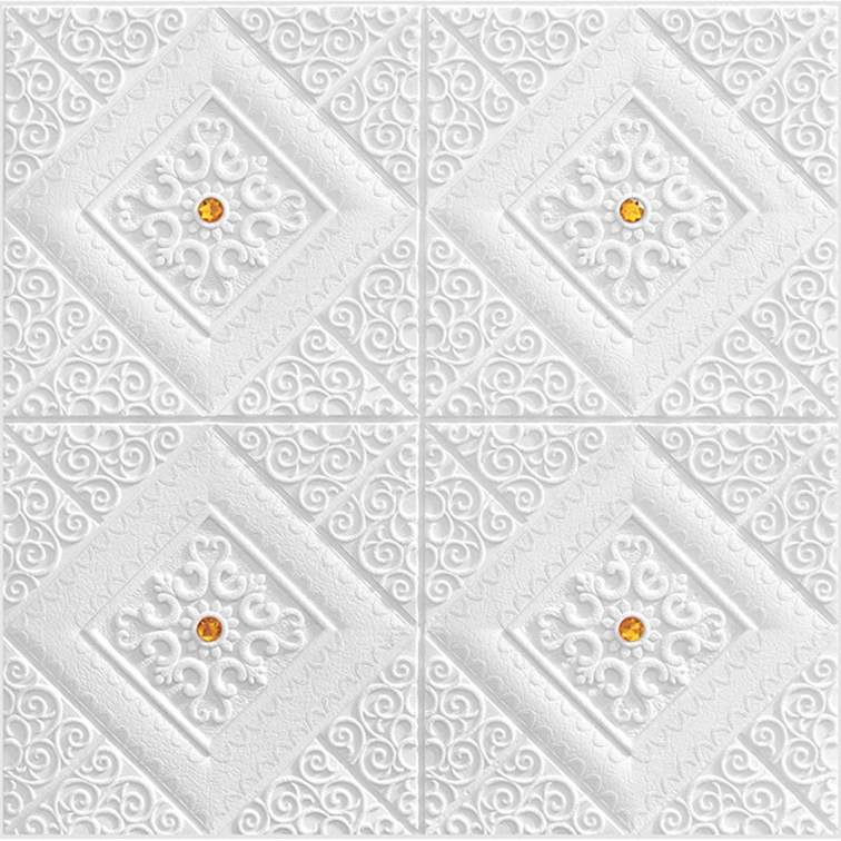 Decorative  3d foam Self Adhesive silk plaster liquid Wallpaper leather wall panel