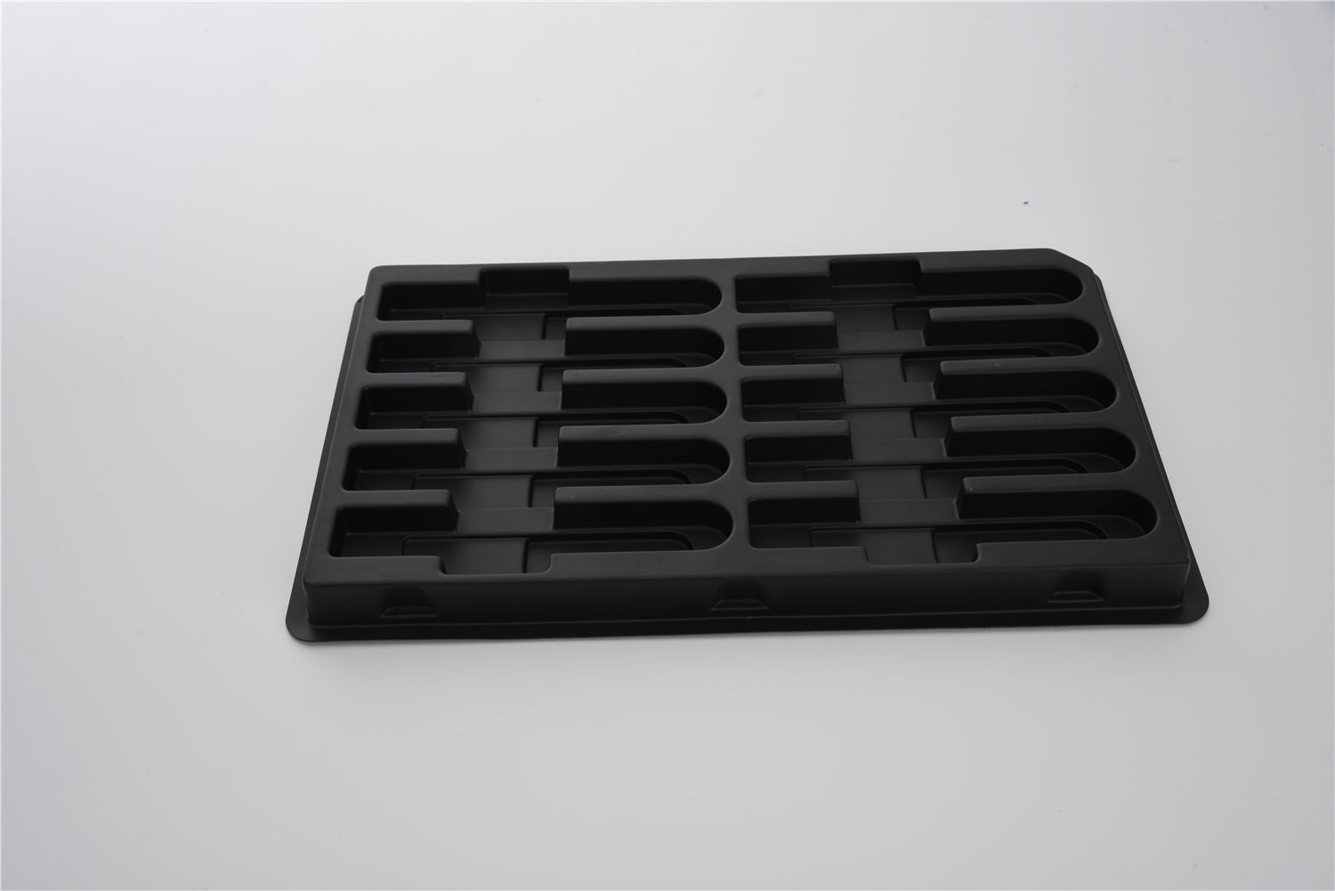 Factory Custom Black PP PS PET ABS Vacuum Formed Tray ESD Plastic Tray Anti-static Packing Tray Blister