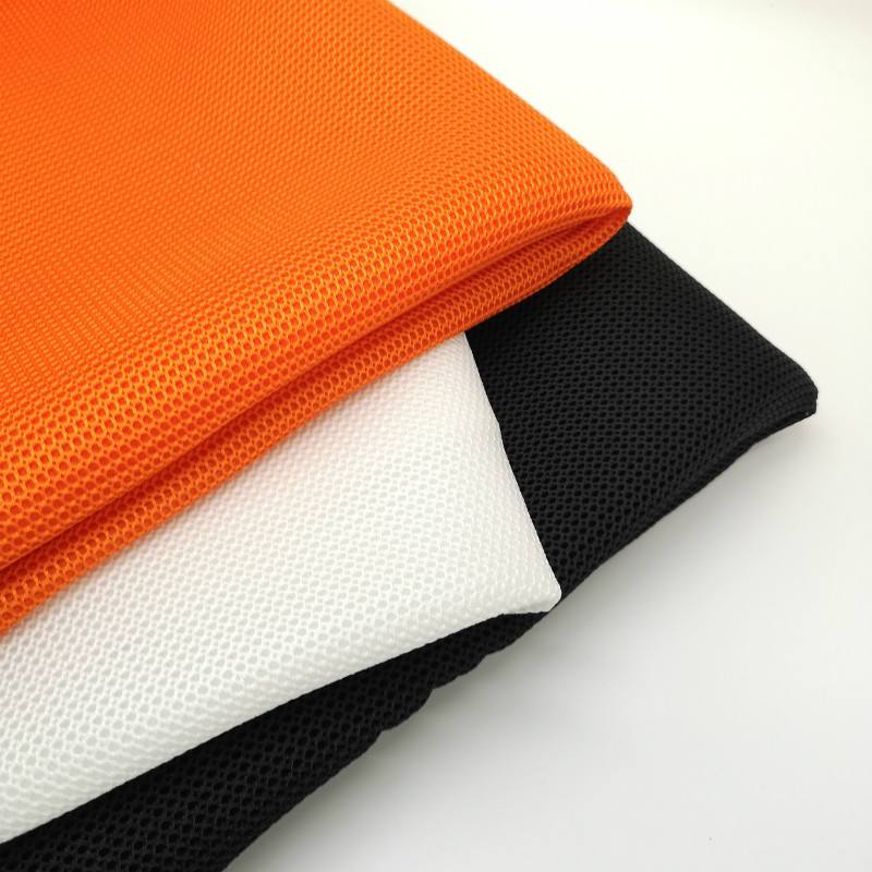HH-003 White 3D air mesh fabric ,small Innovative three-dimensional air mesh fabric