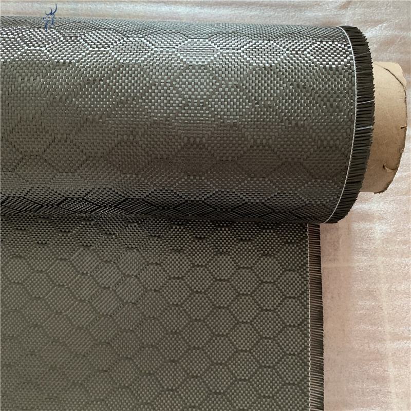 Hot selling customized aramid honeycomb hexagon carbon fibre cloth
