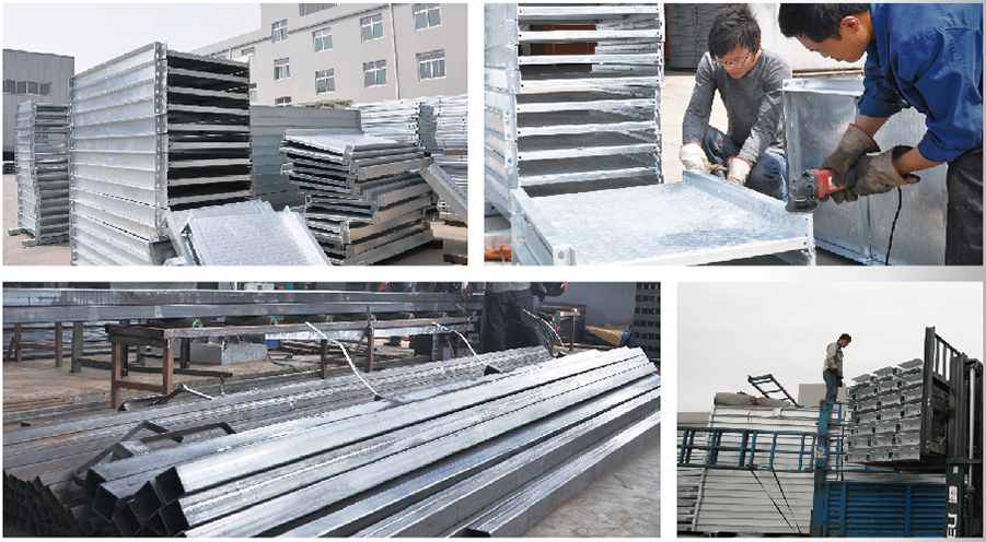 ZLP500 Heavy Duty Platform Ladder Aluminium Foldable Construction Working Gondola
