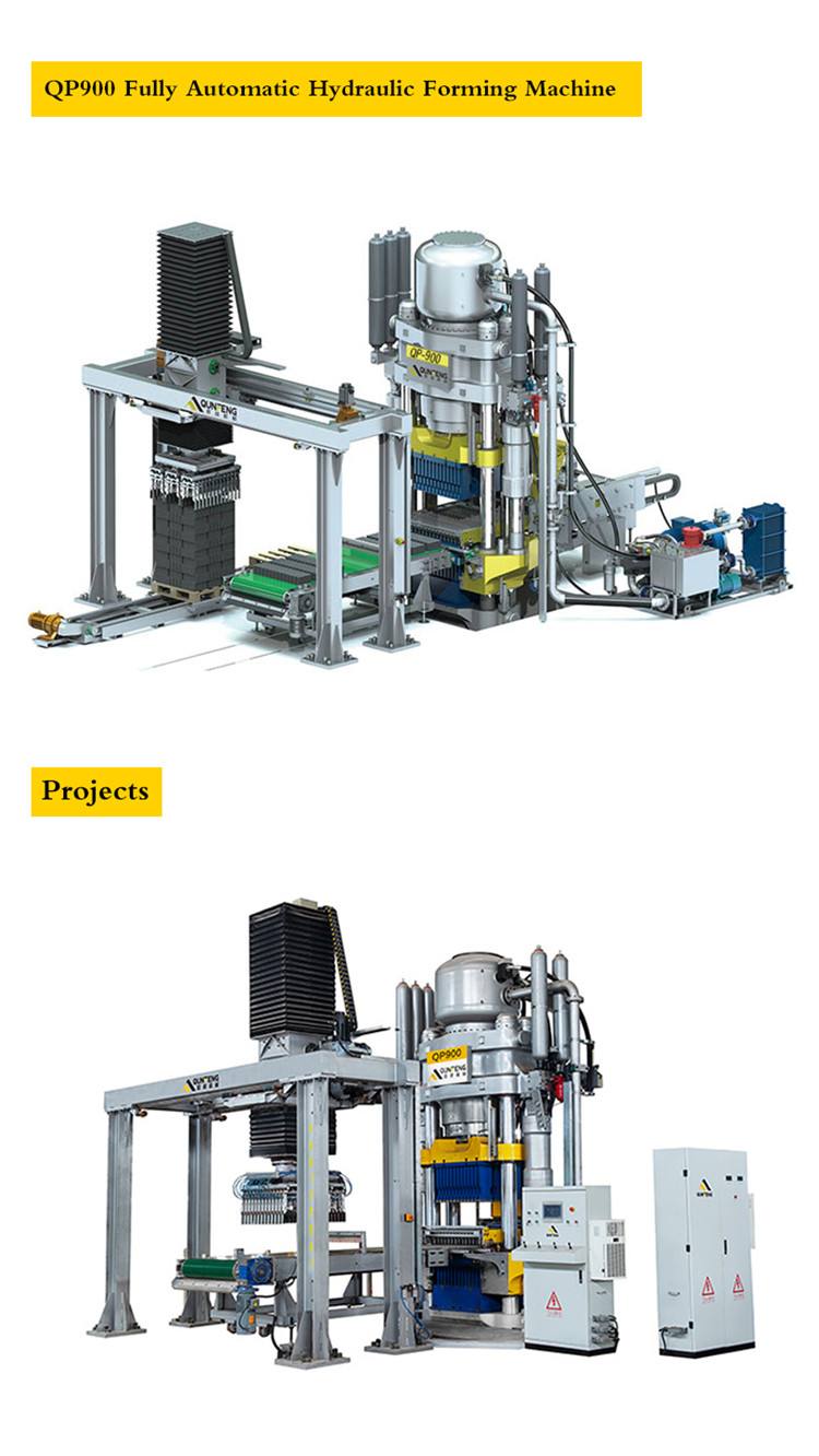 Automatic Static Pressing Machine for Making Solid-Waste Brick