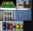 painted architecture model materials wholesale types N, TT, HO, OO, O, G