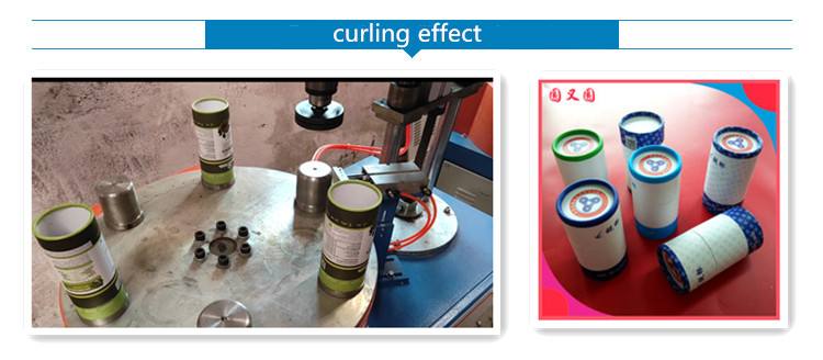 paper tube core curling machine
