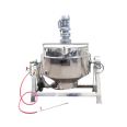 jam curry paste double jacket cooking kettle mini electric tilting steam mixer jacketed kettle with agitator