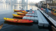 500*500*400 mm HDPE anti corrosion pontoon boat floating dock / plastic jet ski pontoon dock / plastic floating dock