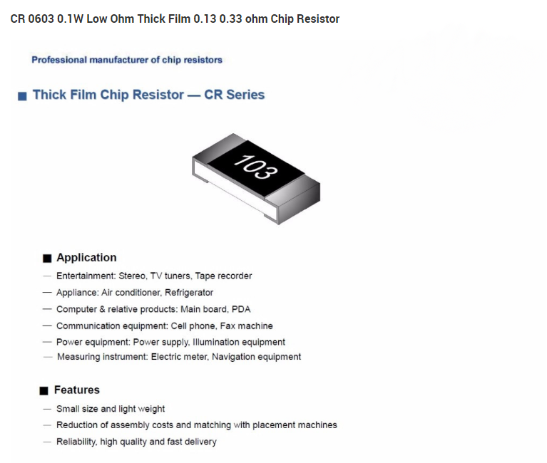 SMD Resistor All series  R330 1% F 0.33 Ohm 0.33ohm Smd chip resistor 0402 0603 0805 1206 2512 0.33R