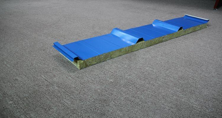 Low Price Rock Woo Sandwichl Board Rock Wool Sandwich Panel Insulated Metal Faced For Roof Board Manufacturer