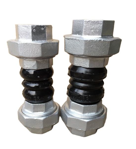 Thread rubber expansion joint     union rubber flexible joint     NPT / BS threaded connection
