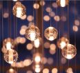 Luxury lobby raindrop designers modern Crystal Bubble Ball Chandelier