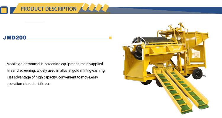 Mineral Processing Separator Equipment Alluvial Gold diamond mining Rotary wash plant machinery