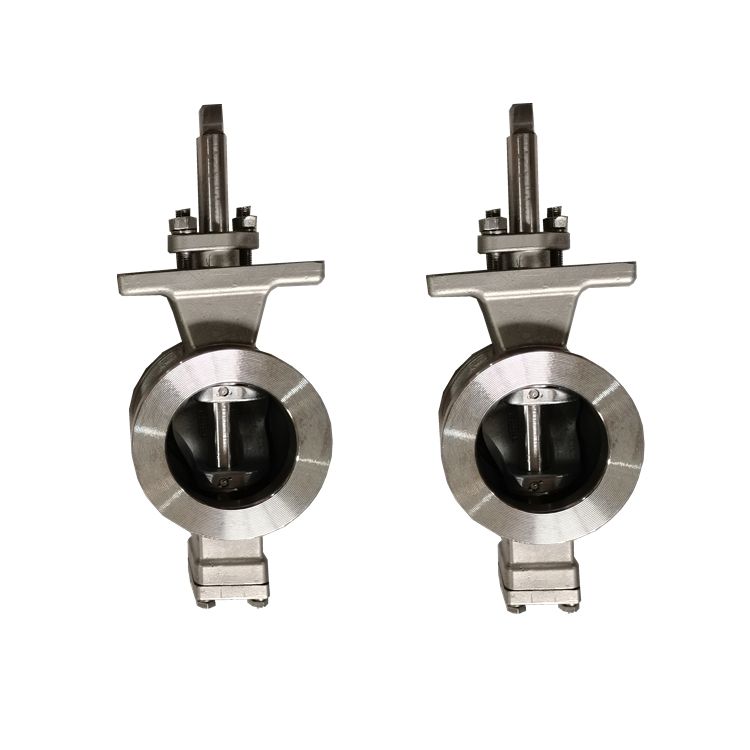 Factory Price One Piece Screwed Thread End Stainless Steel V Type Wafer DN50  Ball Valve