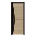 Modern Pivot fireproof Wooden Doors Main Entry Solid wooden door Core Design Prettywood Home Exterior Front door