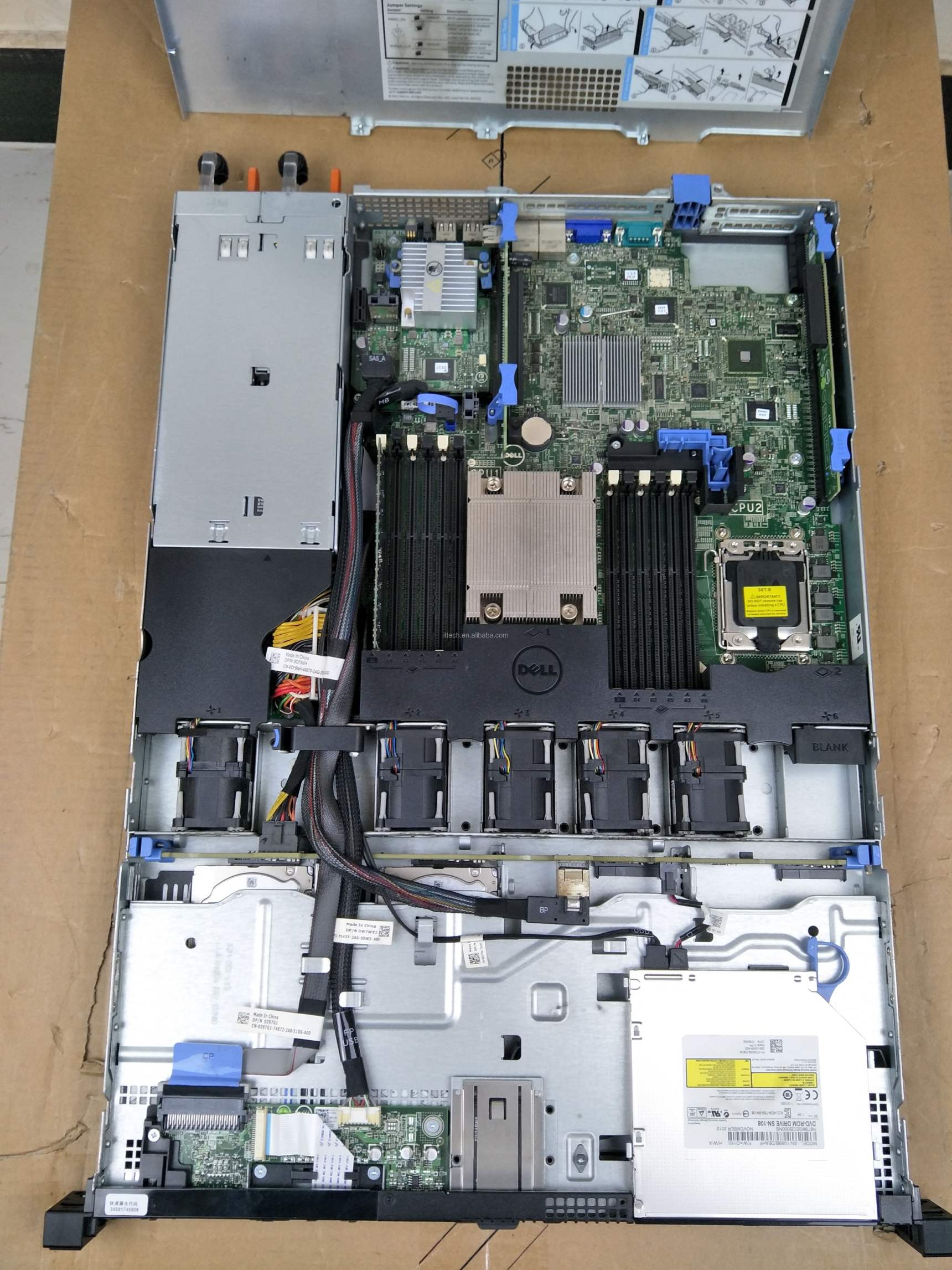 Stock Dell Poweredge R420 Rack Intel Xeon E5-2407 Dell Server 16gb ddr3 1600 mhz server ram