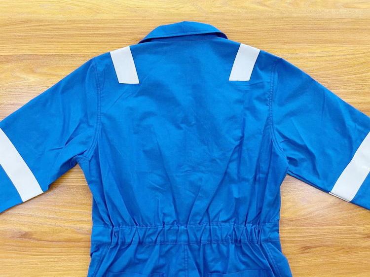 High Performance Royal Blue 100% Cotton Offshore Seaman Marine FRC Flame Retardant Anti Static Water Repellent Coverall