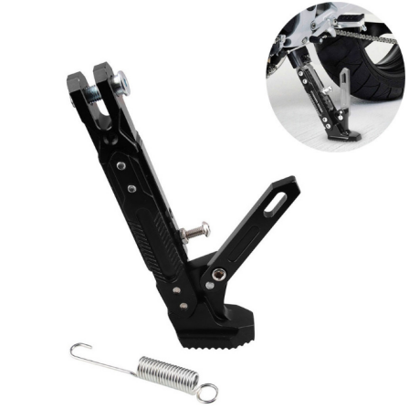 2019 Top Sale Precision CNC Machining Parts Aluminum Alloy Adjustable Motorcycle Side Stand